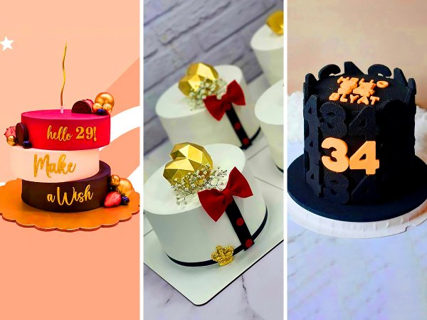 عکس کیک تولد مردانه ساده و شیک