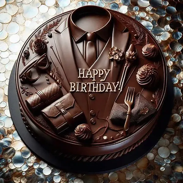  عکس کیک تولد مردانه ساده و شیک