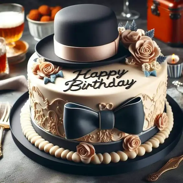  عکس کیک تولد مردانه ساده و شیک