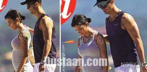  عکس حاملگی جورجینا همسر رونالدو