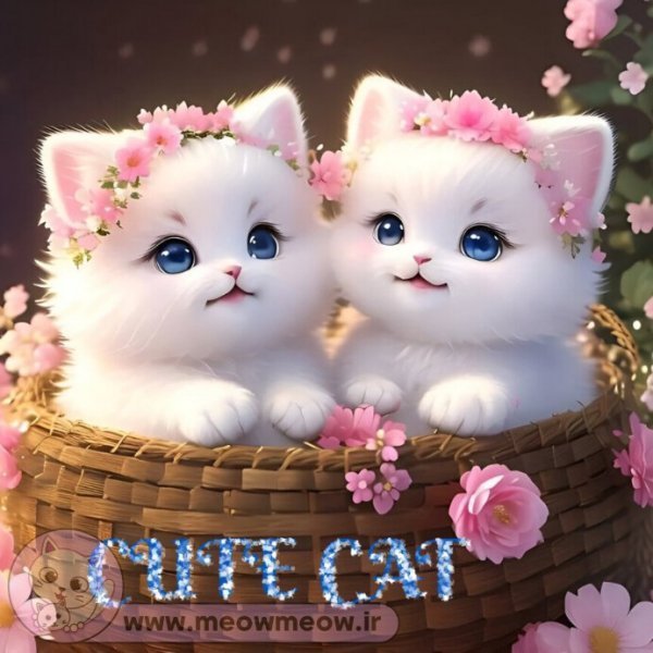  عکس گربه عاشقانه برای پروفایل