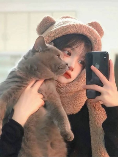  50 عکس پروفایل گربه و دختر