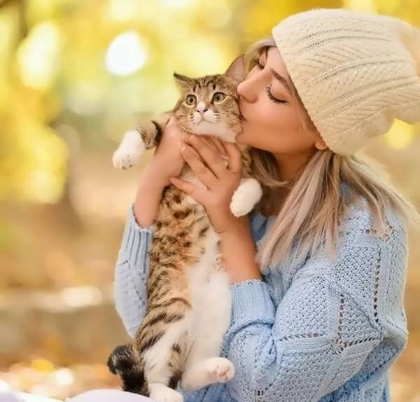  50 عکس پروفایل گربه و دختر