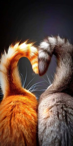  عکس گربه دوتایی برای پروفایل