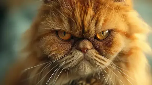  عکس گربه پرشین گارفیلدی