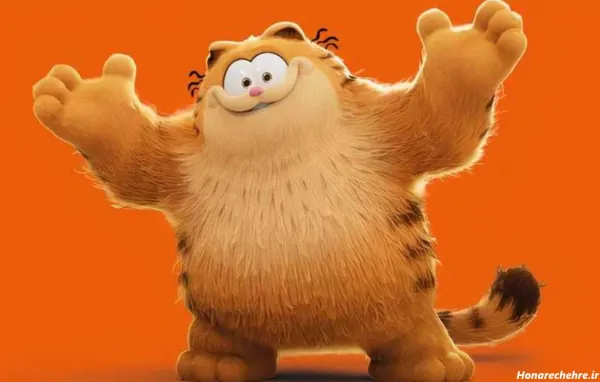  عکس گارفیلد با لازانیا