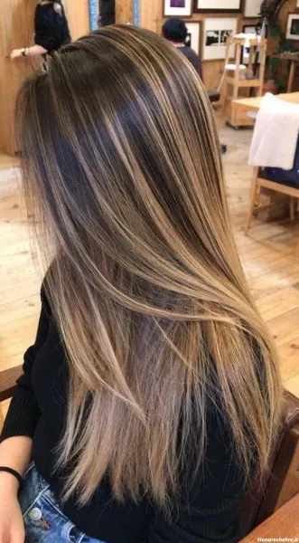 45 عکس از زیبایی موی مشکی با مش استخوانی