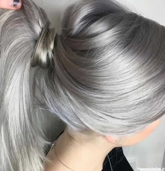  45 عکس از زیبایی موی مشکی با مش استخوانی