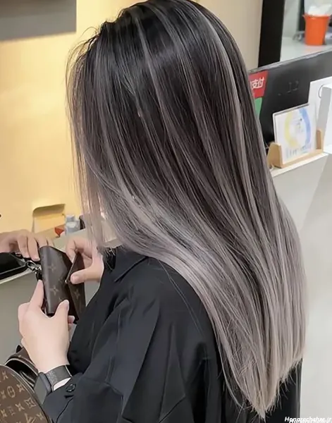  45 عکس از زیبایی موی مشکی با مش استخوانی