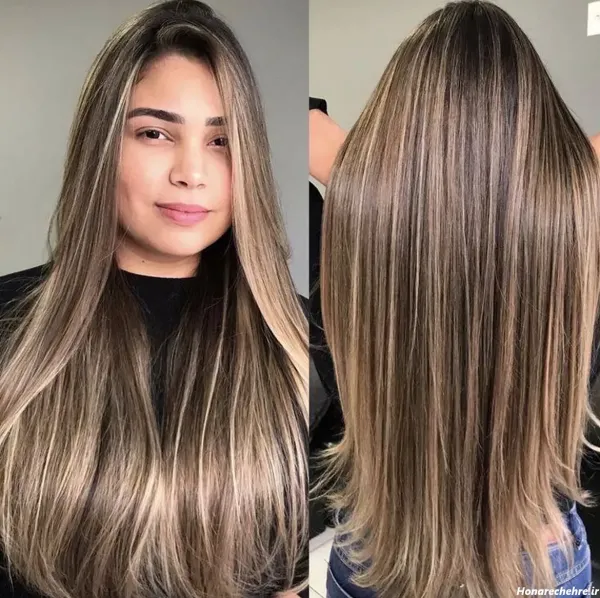  45 عکس از زیبایی موی مشکی با مش استخوانی