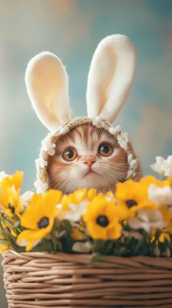  عکس گربه چشم رنگی