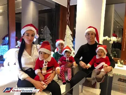  عکس جدید کریستیانو رونالدو با فرزندانش