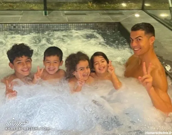 عکس جدید فرزند رونالدو