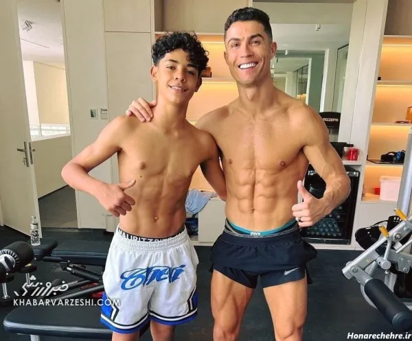  عکس جدید فرزند رونالدو