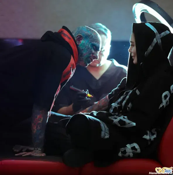  عکس سحر قریشی با تتلو جدید