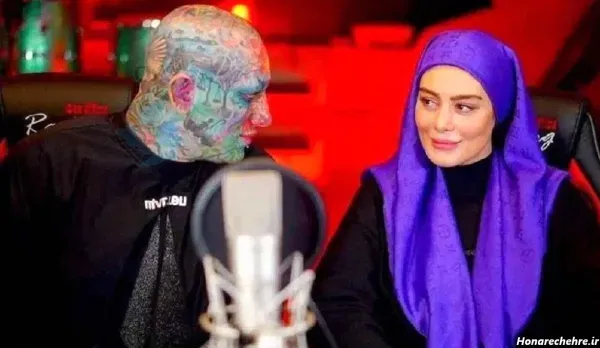  عکس سحر قریشی با تتلو جدید