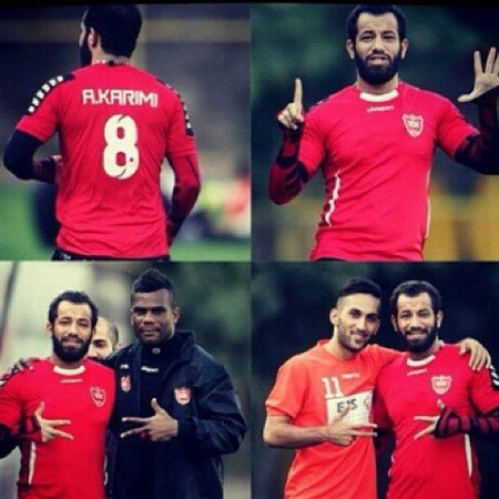  عکس امیر تتلو در پرسپولیس