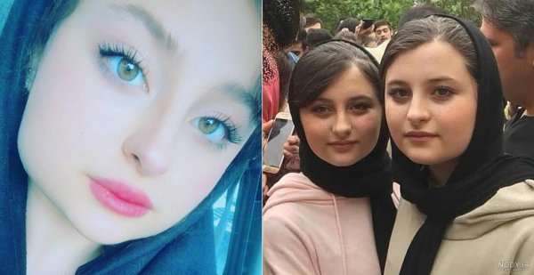 عکس سارا و نیکا در استخر