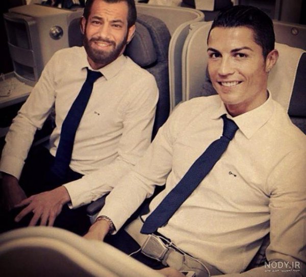  عکس امیر تتلو با رونالدو