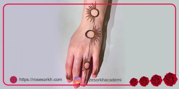  عکس نقش حنا جدید ساده