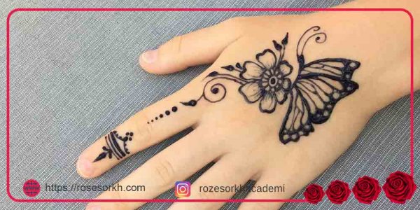  عکس نقش حنا جدید ساده