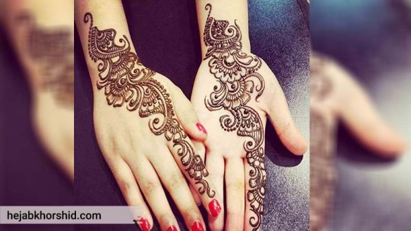  عکس نقش حنا جدید ساده