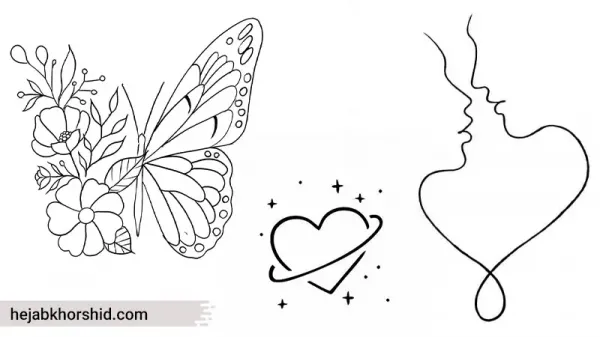  عکس نقش حنا جدید ساده