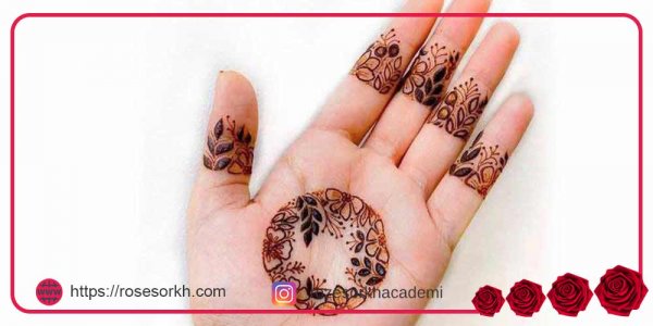  عکس نقش حنا جدید ساده