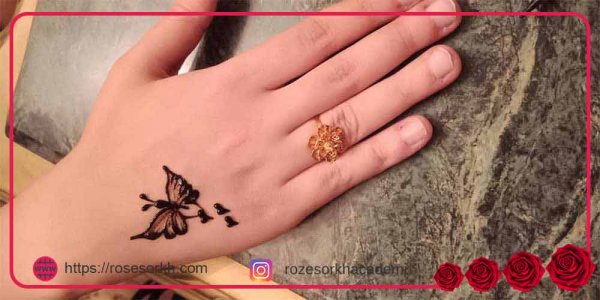  عکس نقش حنا جدید ساده