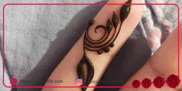  عکس نقش حنا جدید ساده
