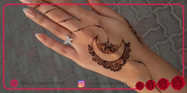  عکس نقش حنا جدید ساده