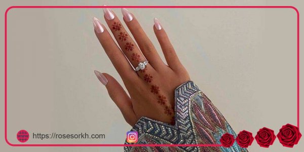  عکس نقش حنا جدید ساده