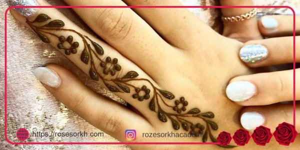  عکس نقش حنا جدید ساده