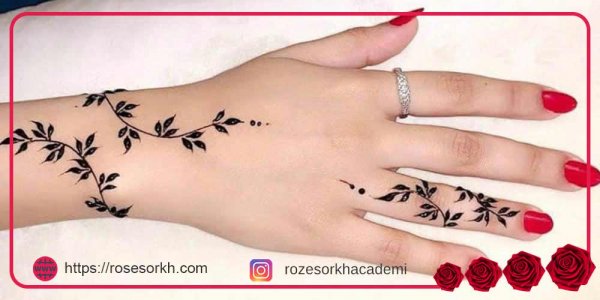  عکس نقش حنا جدید ساده