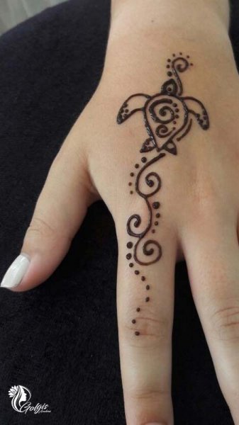  عکس نقش حنا جدید ساده