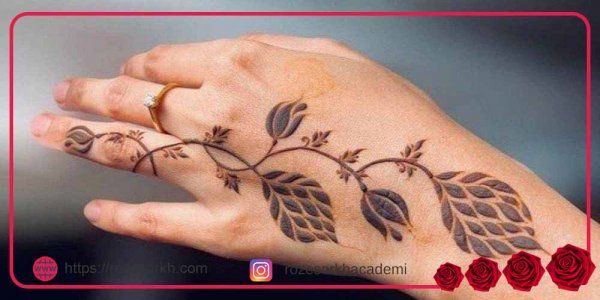  عکس نقش حنا جدید ساده