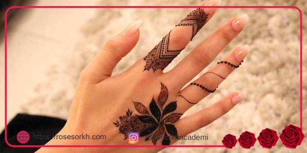  عکس نقش حنا جدید ساده