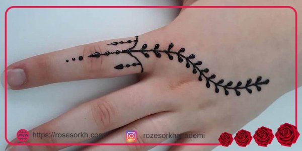  عکس نقش حنا جدید ساده