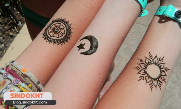  عکس نقش حنا جدید ساده