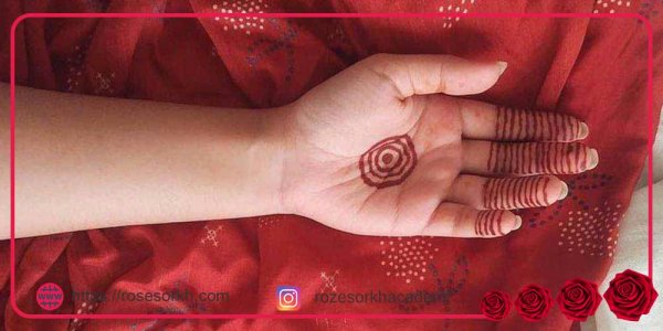  عکس نقش حنا جدید ساده