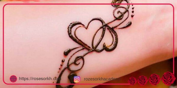  20 عکس نقش حنا ساده دخترانه