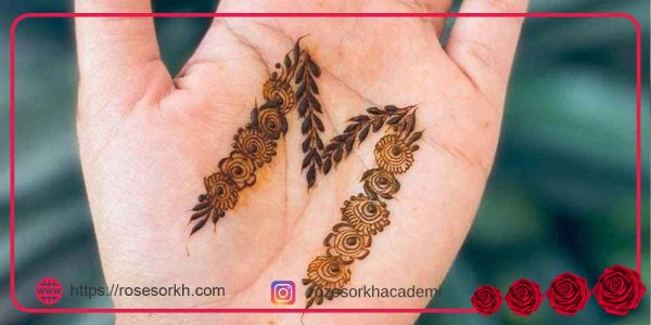  20 عکس نقش حنا ساده دخترانه