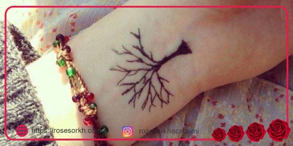  20 عکس نقش حنا ساده دخترانه