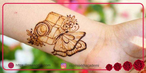  20 عکس نقش حنا ساده دخترانه