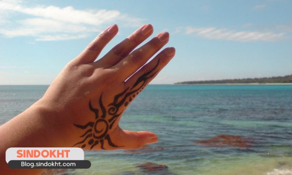  20 عکس نقش حنا ساده دخترانه