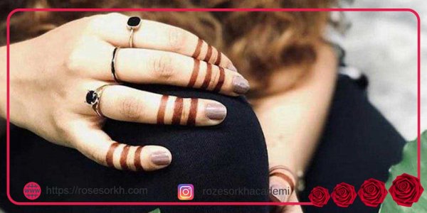  20 عکس نقش حنا ساده دخترانه