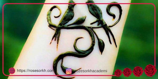  20 عکس نقش حنا ساده دخترانه