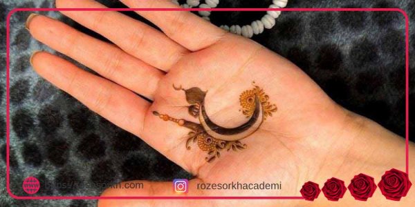  20 عکس نقش حنا ساده دخترانه