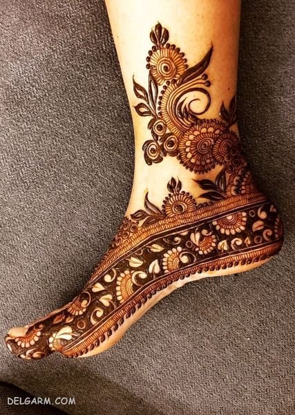  87 عکس نقش حنا جدید دخترانه