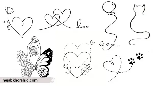  87 عکس نقش حنا جدید دخترانه